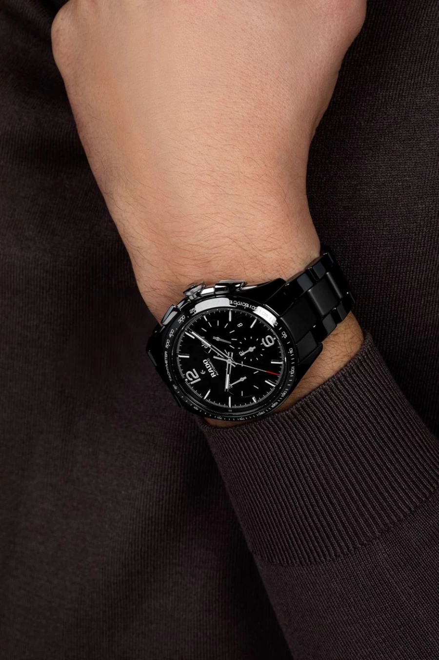 Rado Hyperchrome Automatic Chronograph Men's Dark Watch