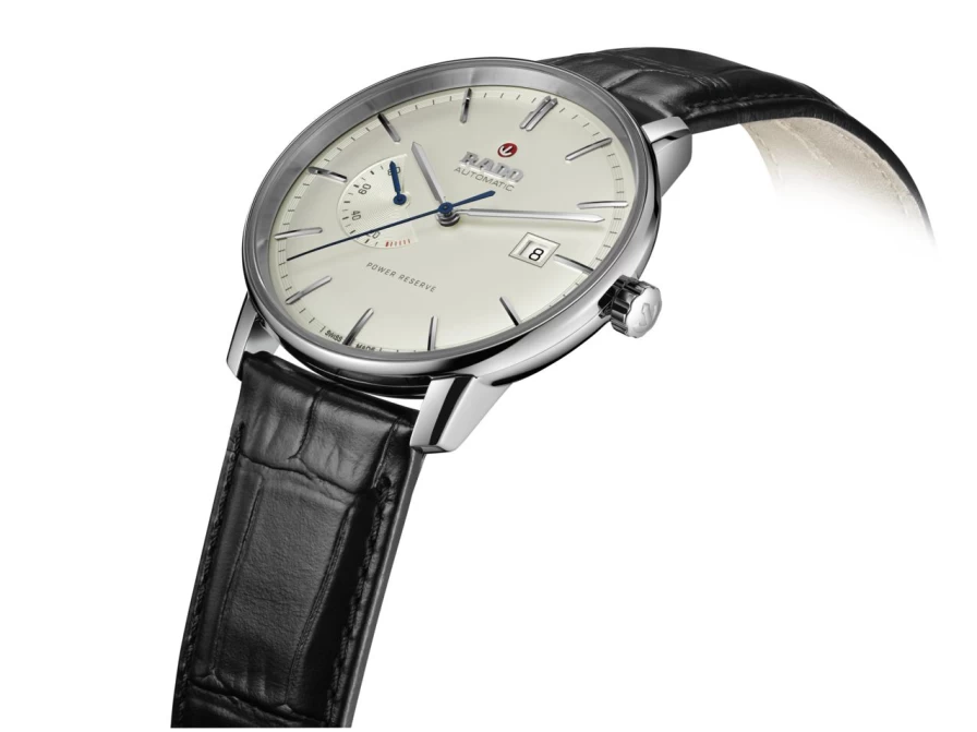 Rado Coupole Automatic Men's Watch with Power Reserve in Light Color