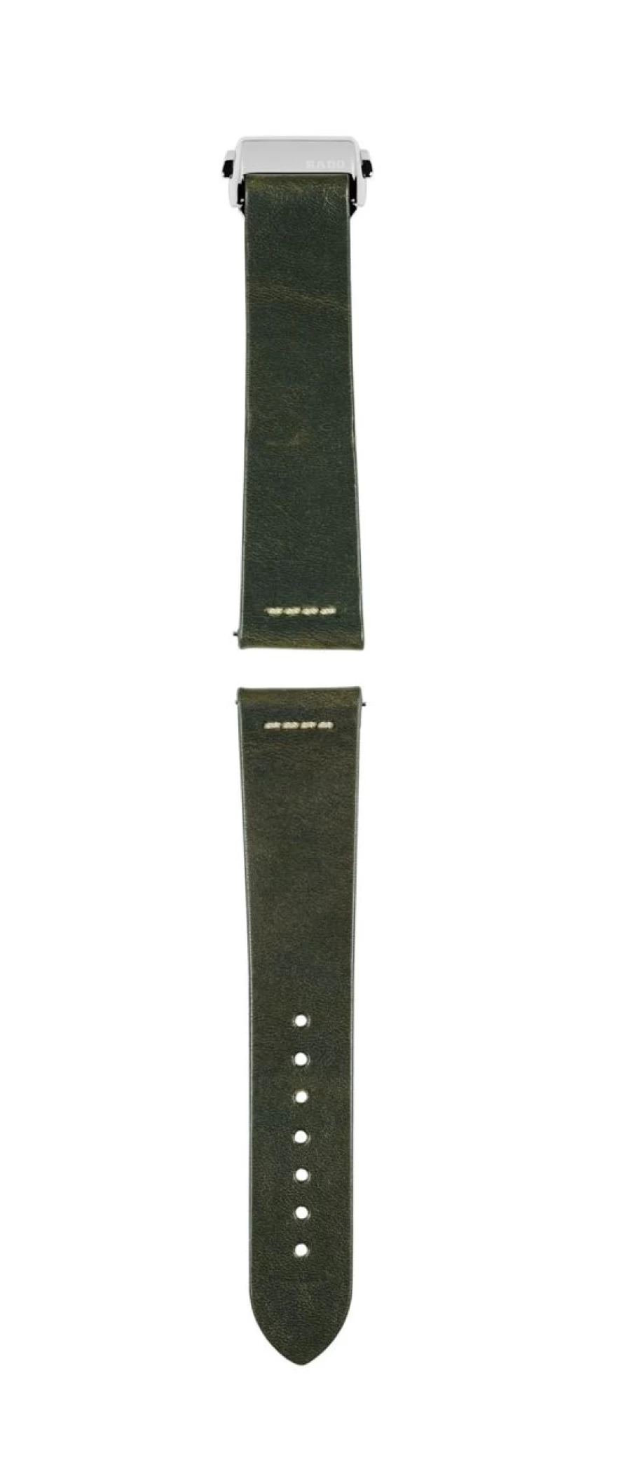 Rado Men's Green Genuine Leather Watch Strap for Luxury Watches